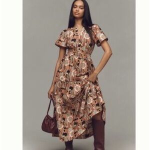 The Somerset Maxi Dress in Pink XS